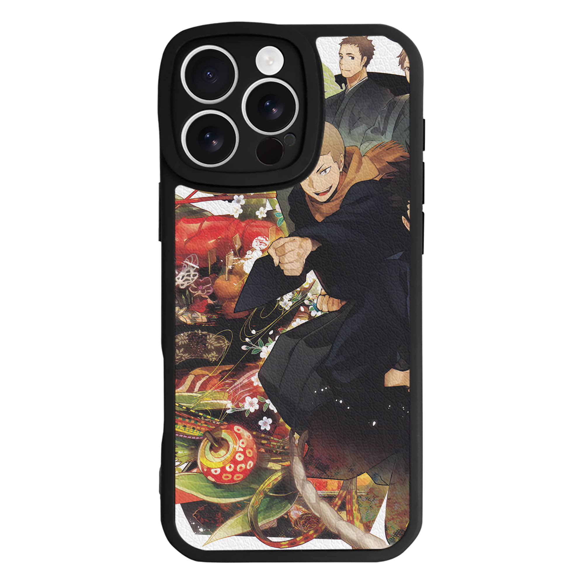 （画像用） ハイキュー!! Haikyu!! 【iPhone 16シリーズ対応】シリコンスマホケース（レザー調） 材質：シリコン